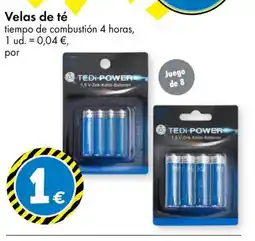 TEDi Velas de té oferta