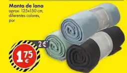 TEDi Manta de lana oferta