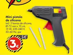 TEDi Mini pistola de silicona oferta