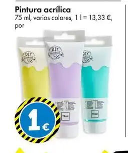 TEDi Pintura acrílica oferta