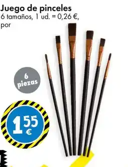 TEDi Juego de pinceles oferta