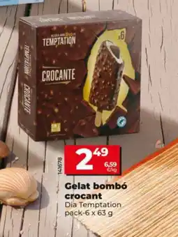 Dia DIA TEMPTATION Gelat bombó crocant oferta