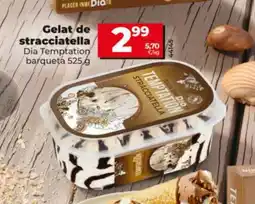 Dia DIA TEMPTATION Gelat de stracciatella oferta