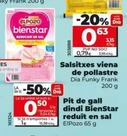Dia ELPOZO Pit de gall dindi BienStar reduït en sal oferta