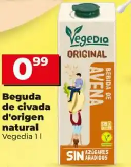 Dia VEGEDIA Beguda de civada d'origen natural oferta