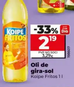 Dia KOIPE FRITOS Oli de gira-sol oferta