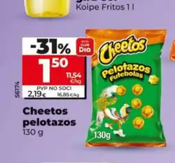 Dia CHEETOS Pelotazos oferta