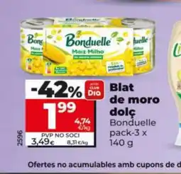 Dia BONDUELLE Blat de moro dolç oferta