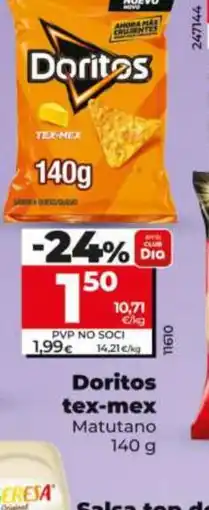Dia DORITOS tex-mex oferta