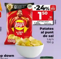 Dia LAY'S Patates al punt de sal oferta