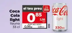 Dia COCA COLA light oferta