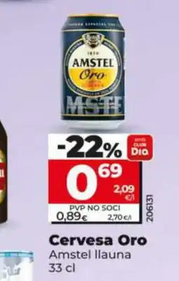 Dia AMSTEL Cervesa Oro oferta