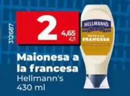 Dia HELLMANN'S Maionesa a la francesa oferta