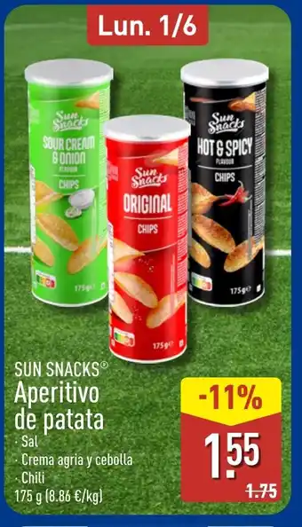 SUN SNACKS Aperitivo de patata