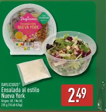 ALDI DAYLICIOUS Ensalada al estilo Nueva York oferta
