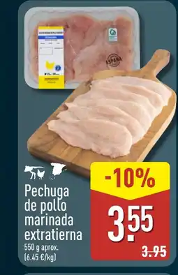 ALDI Pechuga de pollo marinada extratierna oferta