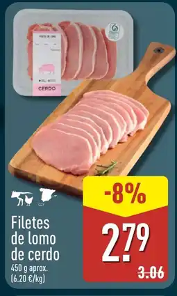 ALDI Filetes de lomo de cerdo oferta