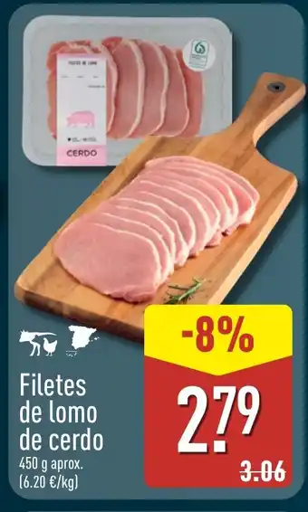 ALDI Filetes de lomo de cerdo oferta