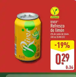 ALDI RIVER Refresco de limón oferta