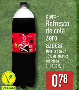 ALDI RIVER Refresco de cola Zero azúcar oferta