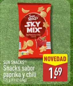 ALDI SUN SNACKS Snacks sabor paprika y chili oferta