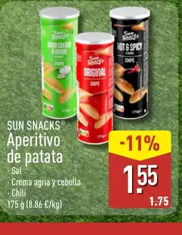 ALDI SUN SNACKS Aperitivo de patata oferta