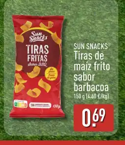 ALDI SUN SNACKS Tiras de maíz frito sabor barbacoa oferta