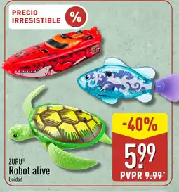 ALDI ZURU Robot alive oferta