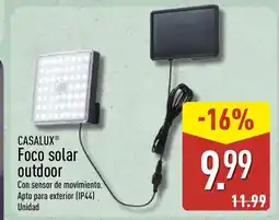 ALDI CASALUX Foco solar outdoor oferta