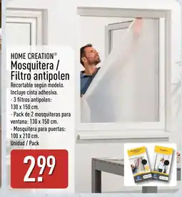 ALDI HOME CREATION Mosquitera / Filtro antipolen oferta