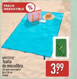 ALDI NOVITESSE Toalla de microfibra oferta