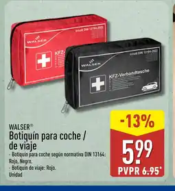 ALDI WALSER Botiquín para coche/ de viaje oferta