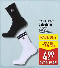 ALDI SCOTCH -SODA Calcetines oferta