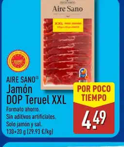 ALDI AIRE SANO Jamón DOP Teruel XXL oferta