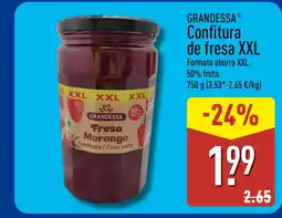 ALDI GRANDESSA Confitura de fresa XXL oferta