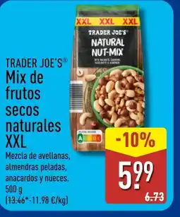 ALDI TRADER JOE'S Mix de frutos secos naturales XXL oferta