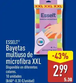 ALDI ESSELT Bayetas multiuso de microfibra XXL oferta