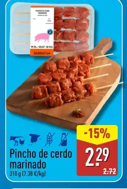 ALDI Pincho de cerdo oferta