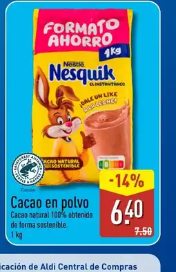 ALDI Cacao en polvo oferta