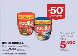 Hipercor NOCILLA Crema oferta