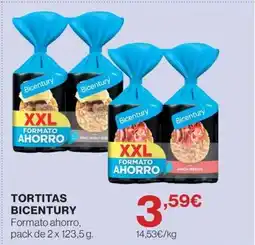 Hipercor BICENTURY Tortitas oferta