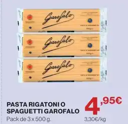 Hipercor GAROFALO Pasta rigatonio spaguetti oferta