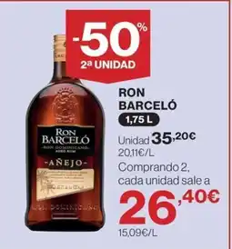 Hipercor BARCELÓ Ron oferta