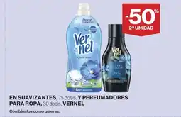 Hipercor VERNEL En suavizantes, y perfumadores para ropa oferta