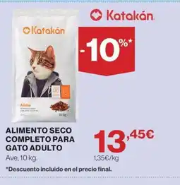 Hipercor Alimento seco completo para gato adulto oferta