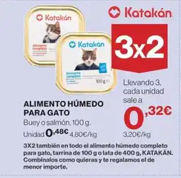 Hipercor Alimento húmedo para gato oferta