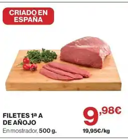 Hipercor Filetes 1a a de añojo oferta