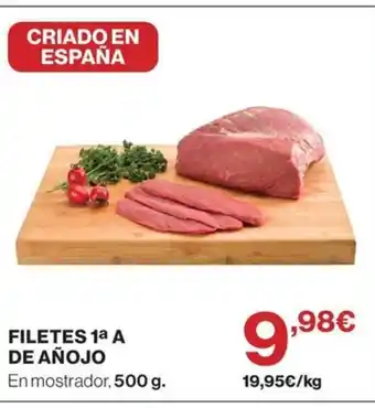 Hipercor Filetes 1a a de añojo oferta