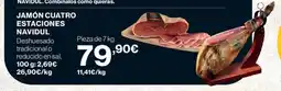 Hipercor NAVIDUL Jamón cuatro estaciones oferta