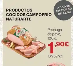Hipercor NATURARTE Productos cocidos campofrío oferta